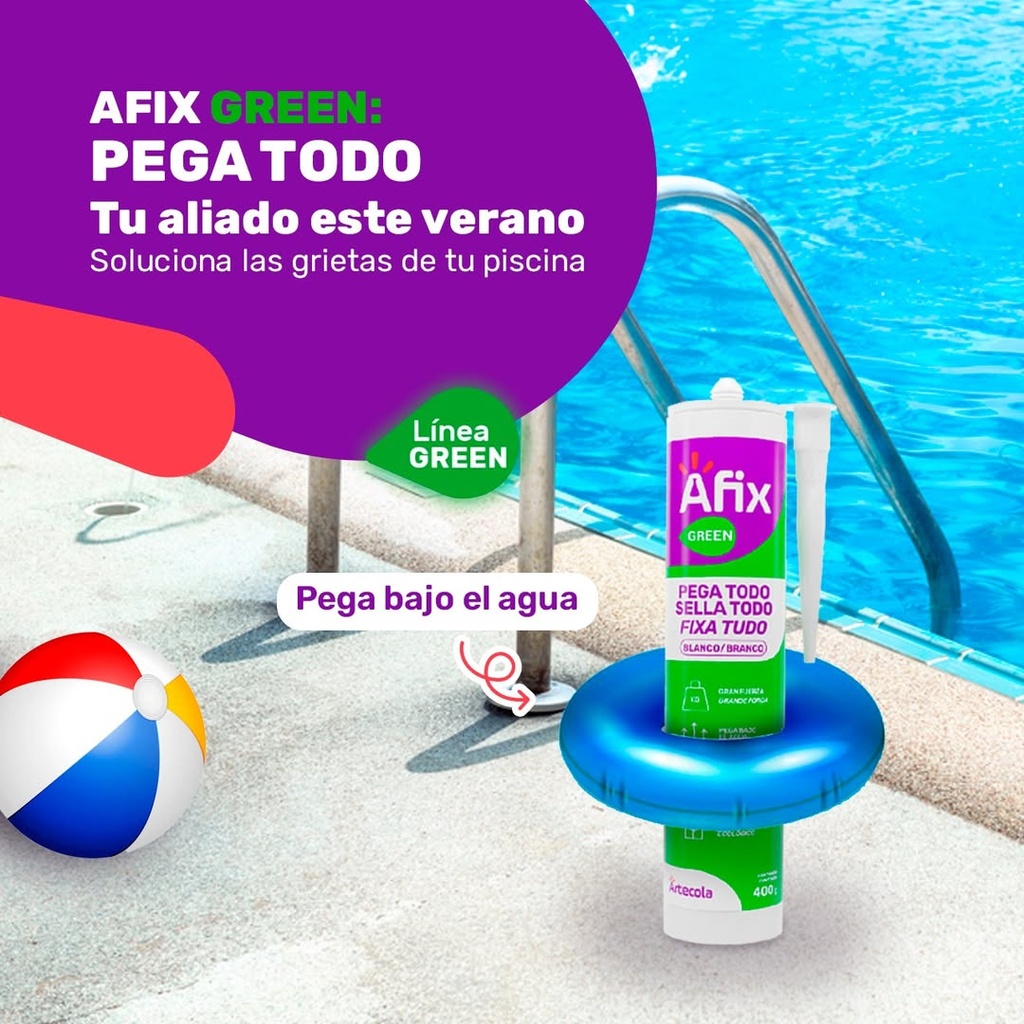 AFIX GREEN PEGA SELLA TODO 400G - Caja de 12