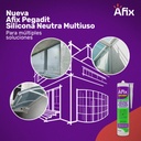 AFIX MULTIUSO SILICONA NEUTRA TRANSPARENTE 250 ML - Caja de 12